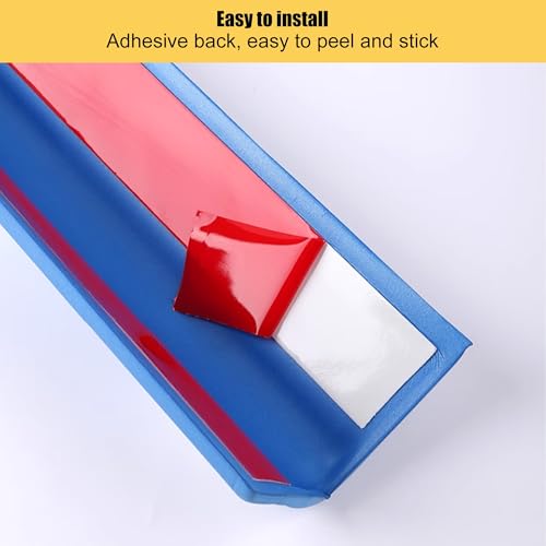 Protector de pared de garaje para esquinas, parachoques de goma autoadhesivo duradero 7