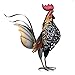 Tooarts Metal Sculpture Carved Iron Rooster Home Furnishing Artwork Craft