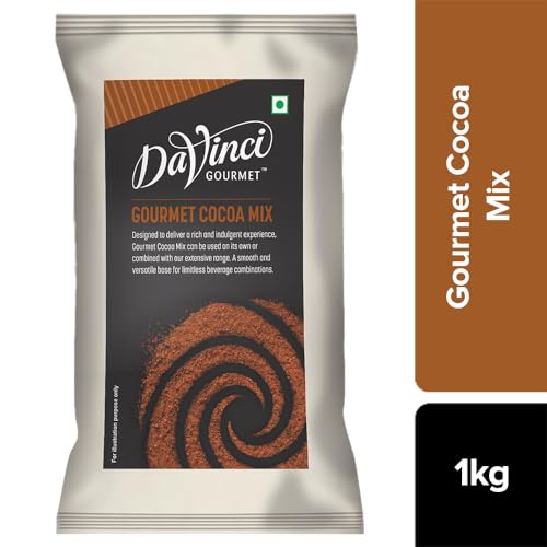 Image of DaVinci Gourmet Premium Cocoa Mix Powder, 1kg Pouch | Rich & Creamy Hot Chocolate Drink | Cafe-Style Beverage | Easy to Prepare | Ideal for Home, Cafe & Dessert Recipes