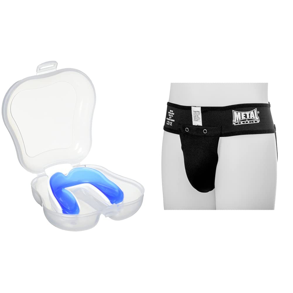 Protège-Dents Translucide METAL BOXE - Pour Sports De Combat Et Arts Martiaux à Partir De 12 Ans