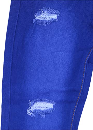 Image of ToBeInStyle Girl's Denim Easy Styling Classic Timeless Everyday Jeans Zip-Up Closure