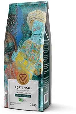 3 Corações Café Torrado e Moído Gourmet Portinari, Notas Frutadas...