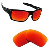 Alphax Fire Red Polarized Replacement Lenses for Oakley Turbine OO9263