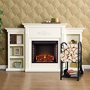 Homezone® Firewood Log Rack - Stylish Alloy Steel Weather Resistant Metal Log Storage - Fireplace Wood Stacking Holder for Indoor Outdoor Use - Sturdy Metal Wood Storage Stand with Tools Accessories Homezone® Firewood Log Rack - Stylish Alloy Steel Weather Resistant Metal Log Storage - Fireplace Wood Stacking Holder for Indoor Outdoor Use - Sturdy Metal Wood Storage Stand with Tools Accessories