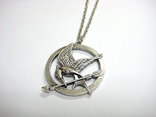 The Hunger Games Movie Necklace Single Chain "Mocking Jay"2