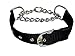 MS Petcare Dog Choke Pet Nylon Half Chain Collar Half Choker Stainless Steel Dogs Collars (Large, Black)