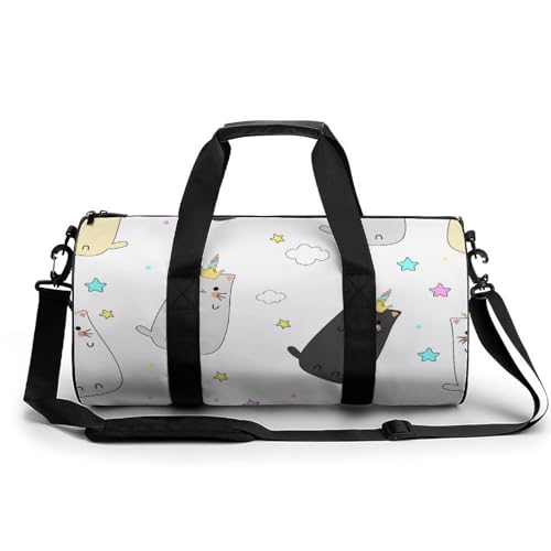 Sac de voyage chat licorne compact contre le manque de place