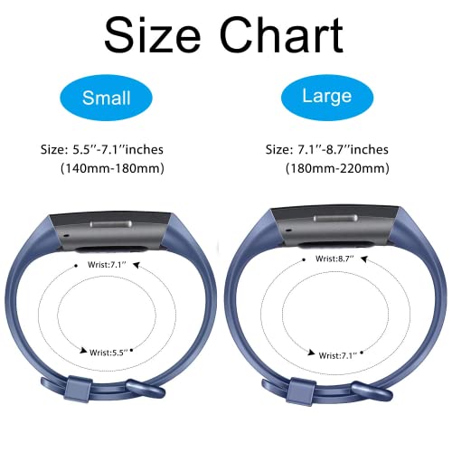 Pulseiras compatíveis com Fitbit Charge 4 / Fitbit Charge 3 para mulheres e homens, pulseiras esport