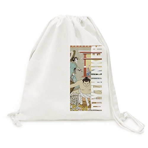 Sac de voyage ukiyo-e en toile souple pour vos balades