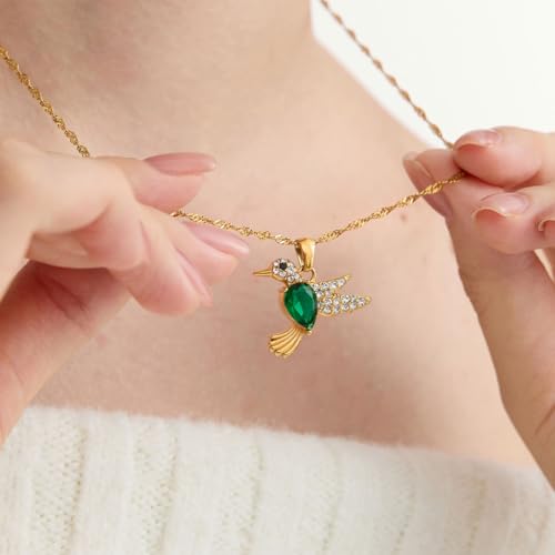 Image of 18k Gold Plated Vintage Dainty Pink Gemstone Bow Pendant Necklace Women Court Style Oval Cut Zircon Necklace