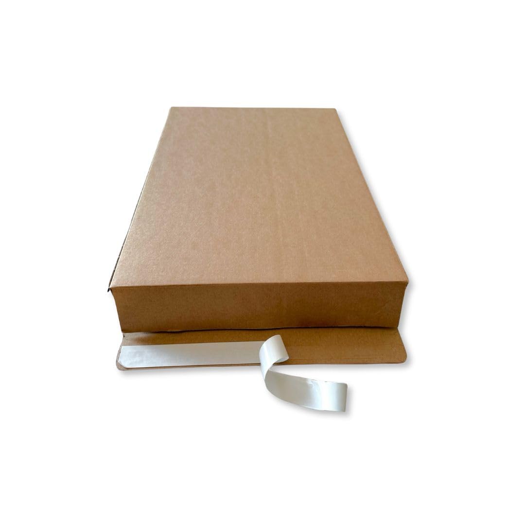 100 Stück Versandboxen aus Wellpappe 350x250x80mm selbstklebend – Versandkartons/Versandschachteln stabil & flach – Faltkartons für DHL Kleinpaket