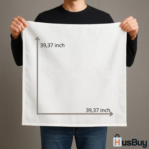 HusBuy Emergency Fire Blanket, 39.37 x 39.37 inches,2 Pack- Fire Suppression Safety Blanket for Kitchen, Home and Workshop