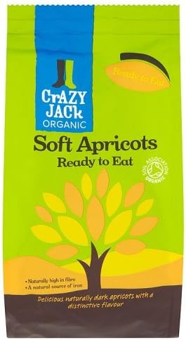 Crazy Jack Organic Ready to Eat Apricots, 250g