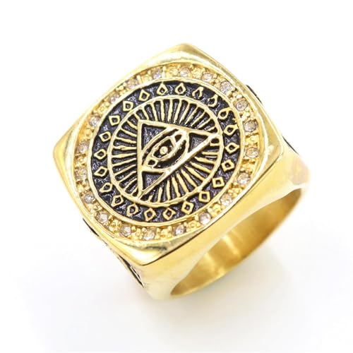 Bague Viking en or 10K pour homme et femme au style mythologique unique