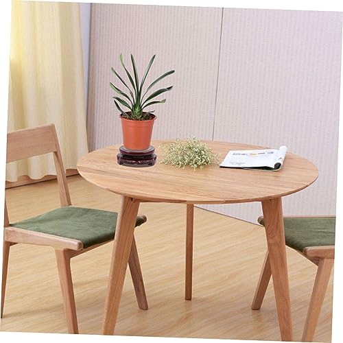 Yardwe 2pcs Wooden Plastic Plant Saucer fish tank plants succulent planters outdoor planter pots plant pots indoor small plant pots succulent plants pots cactus vase bracket - Image 3