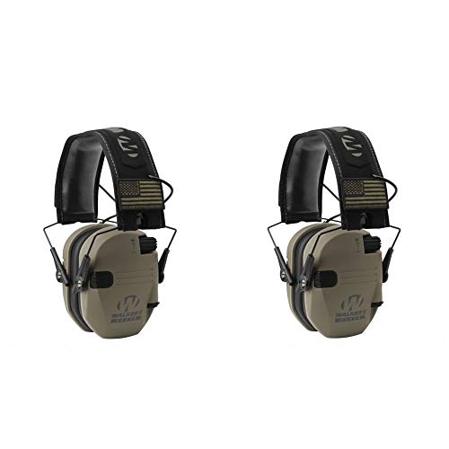 Walker's Patriot Razor Slim Shooting Ear Protection Muffs, Nrr 23Db (2 Pack) #TOP1