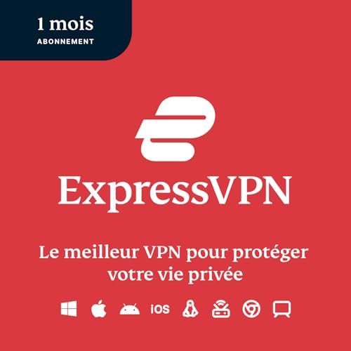 ExpressVPN, 1 mois, Compatible avec tous les appareils, Code numérique