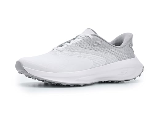 Skechers Flow Si para Hombre en Talla 10 Wide: Zapatillas Deportivas Blancas Cómodas