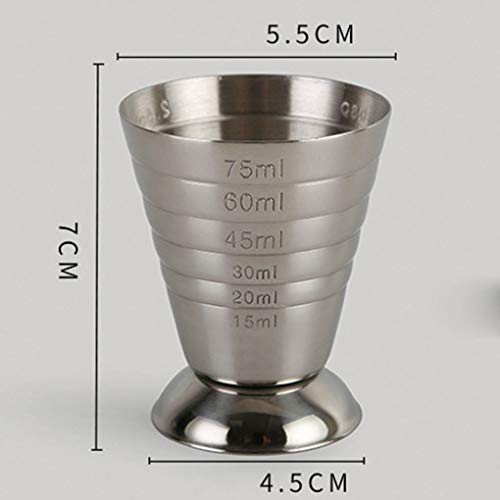 VONKY Tiro medição Cup onça Jigger Bar Bebida Cocktail Mixer Liquor medição Caneca Cup Medidor de le
