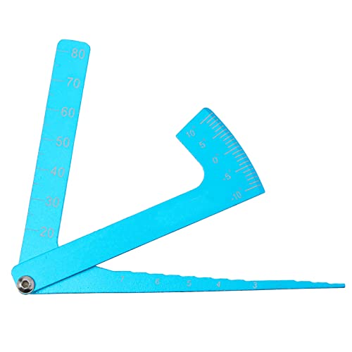 Règle Réglable RC Compatible avec HSP 1/10 1/8 sur Route Rc Voiture Camion Réglage de Hauteur et des Jantes Carrossage Outil de Mesure Multi-Angle Cover