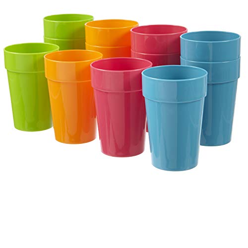 Harmony 10-ounce Juice Cups | set of 12 in 4 Calypso Colors