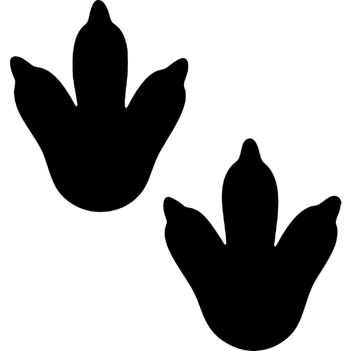 Azeeda 'Dinosaur Foot Prints' Wall Stencil - S (A6) (WS00070803)