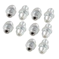 sourcing map M6 außengewinde Entlastungsventil Überdruckventil Excavator Grease Valve 10 pcs de