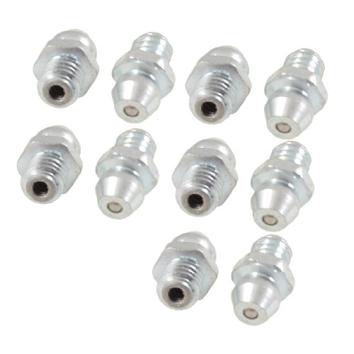sourcing map M6 außengewinde Entlastungsventil Überdruckventil Excavator Grease Valve 10 pcs de