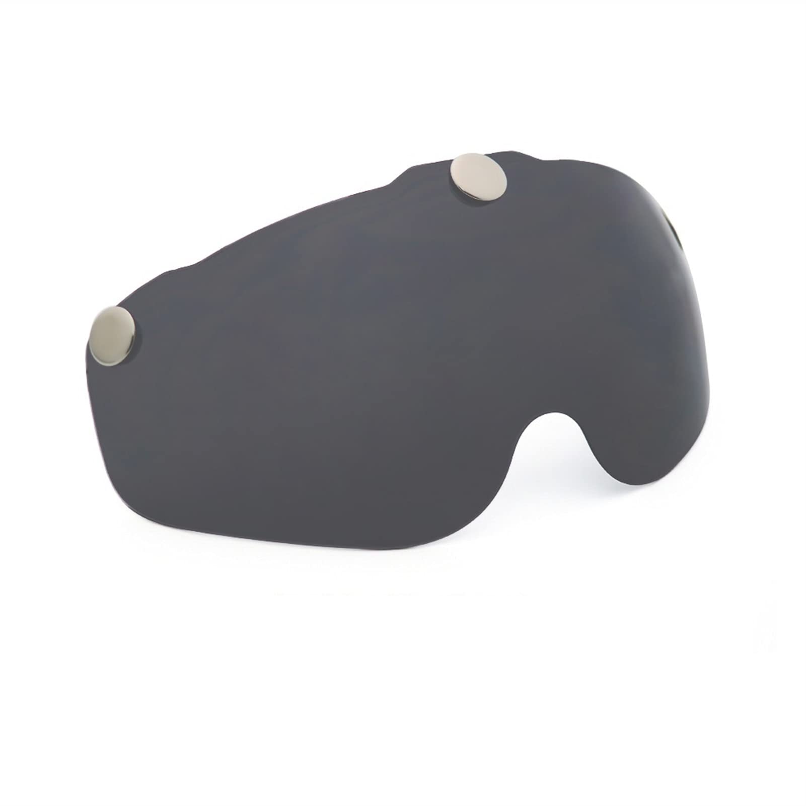Visiere per Casco, Goggles Sostituzione Lente Ca-SCO Eye Shield Goggle Magnetic Goggle Riparazione Len Visor(Grey Lens L)