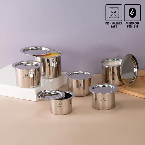 Image of Flat Bottom Top Set of 6pcs(525ml,650ml,750ml,950ml,1150ml,1400ml)