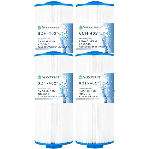 Savener Spa Filter 6CH-402 Replaces PMA40L-F2M, Master Spas Twilight X268365,X268543,X268511,X268514,Unicel 6CH-402,Filbur FC-0317, 2