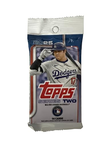 Topps 2025 Series 2 Baseball Trading Card Pack (14 Cards)