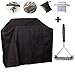 Produktbild Grill-Abdeckung BBQ Grill Abdeckhaube Wasserdichtes Atmungsaktives, Gasgrill Schutzhülle Haube für Weber, Brinkmann, Char Broil, Holland, Jenn Air und Landmann mit einer Grillbürste,150*100*125cm