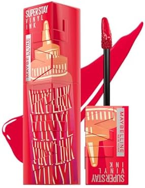 Maybelline New York Superstay Vinyl Ink - Longwear Shine Lip Color, Pomodoro, 4.2ml