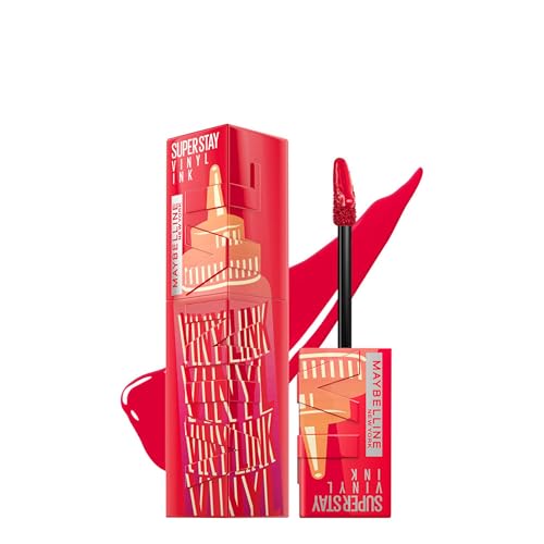 Maybelline New York Superstay Vinyl Ink - Longwear Shine Lip Color, Pomodoro, 4.2ml