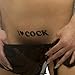 5 x I Cock - Tattoo Schriftzug in schwarz - Temporary Fetish Fun Tattoo (5) Baby,Schwarz günstig Kaufen-5 x I Cock - Tattoo Schriftzug in schwarz - Temporary Fetish Fun Tattoo (5)
