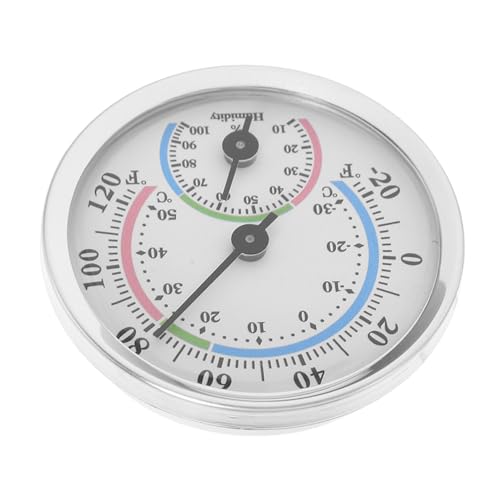 Yardenfun Mini Termómetro Higrómetro Medidor Portátil De Humedad y Temperatura Para Jardín Sauna y