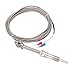K Type Thermocouple Compression Spring Shielded Wire Probe 4m for Industrial Temperature Measurement