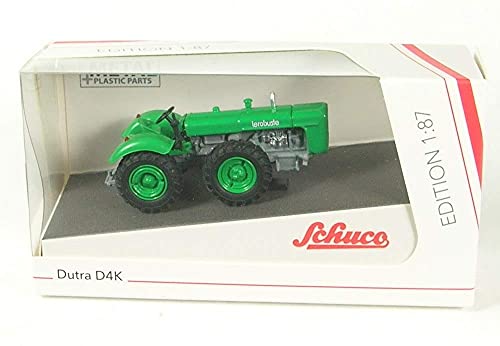 Schuco 452641300, green Dutra D4K, tractor, without cabin, model car, 1:87 - Image 3