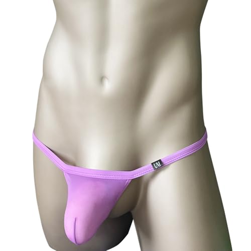 Men's Crotchless Thong Sexy Low-Rise G-String Underwear with Ring Buckle2