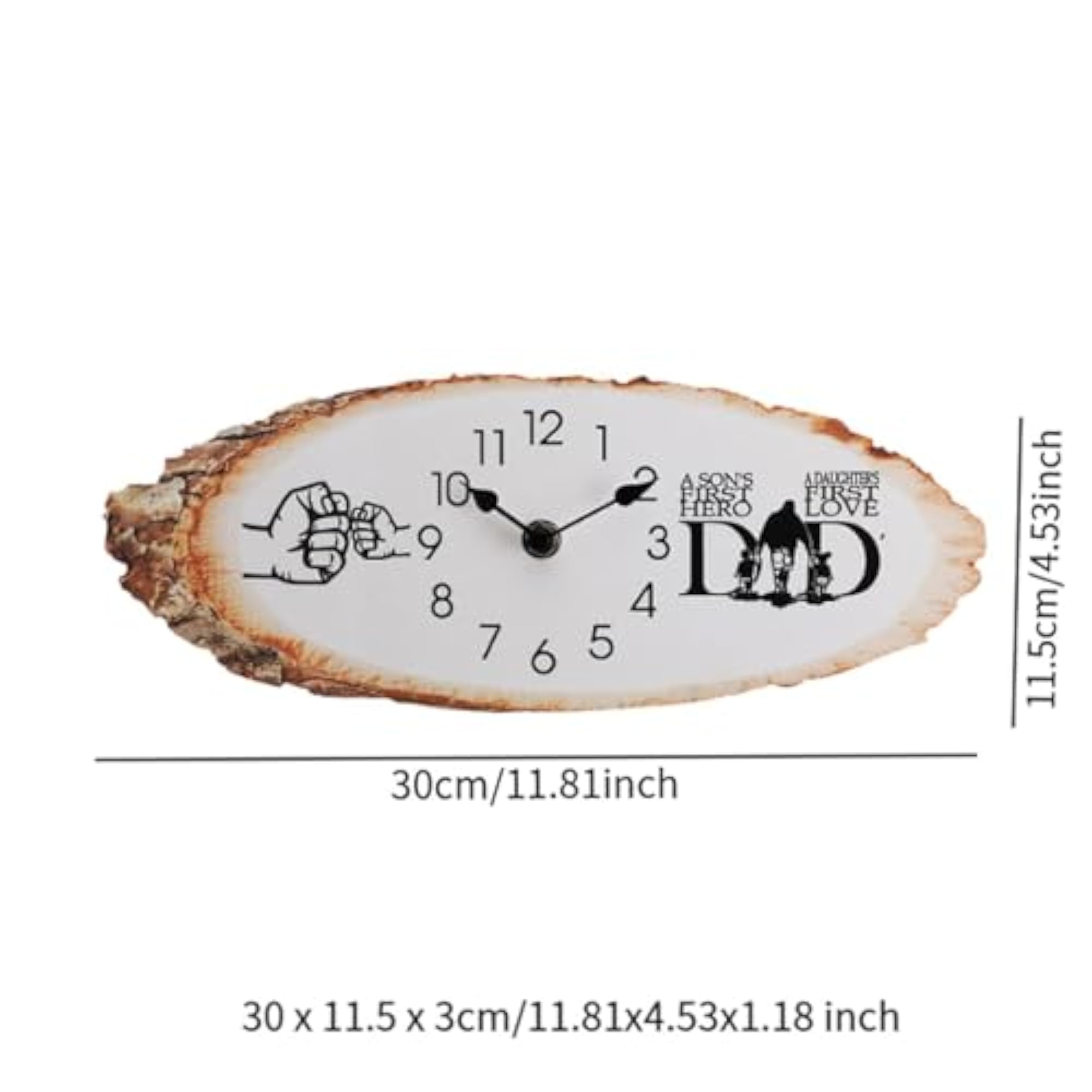 Unique Elegant Silent Wall Clock for Study Room