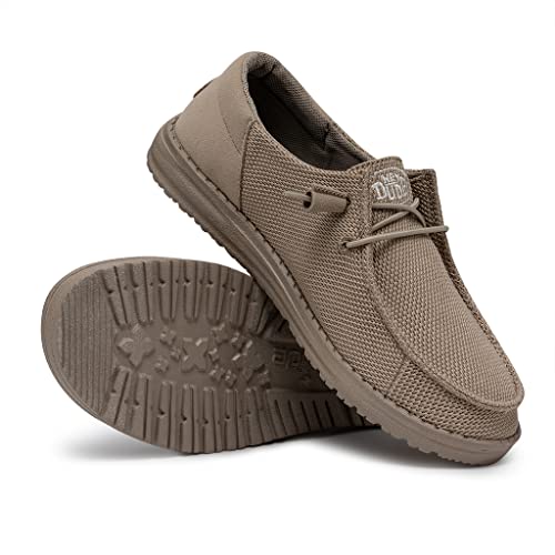 HEYDUDE Women's Wendy Funk Mono Caramel Size 5 | Women's Shoes | Women's Slip On Shoes | Comfortable & Light-Weight