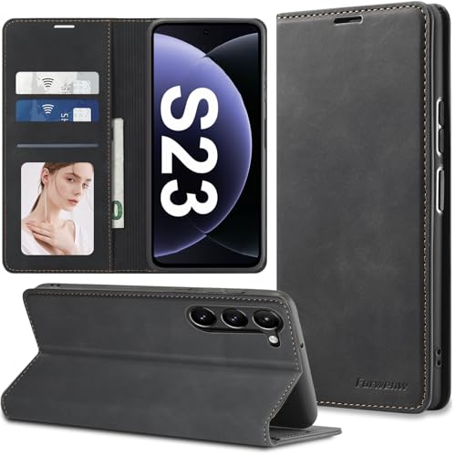Étui portefeuille fin et magnétique pour Samsung S23 idéal pour vos déplacements