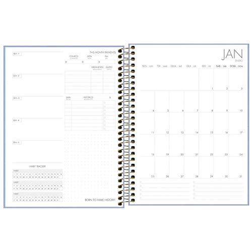 Agenda Espiral Vanilla M7 2021 Tilibra