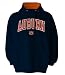 NCAA Men's Auburn Tigers Hooded Sweatshirt (Navy, Large)
