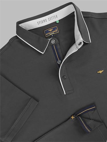 Image of STELLERS Men's Premium Softberry Pique Polo T-Shirt | Feather Touch Feel |Regular Fit| Odour Resistant| Anti-Static| Wrinkle Free | Quick Dry | Stretchable | Lightweight | Sweat-Proof