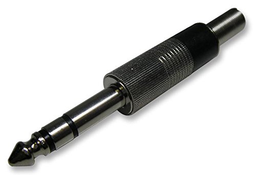PRO SIGNAL PSG01627 6.35mm Jack Plug, Stereo, Black