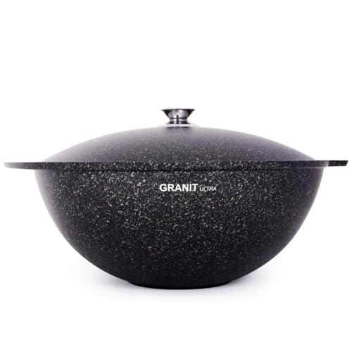 Granit Ultra Non-Stick Kazan for Making Pilaf Outdoor Cooking Frying Pot (9.5-qt. (9 L))