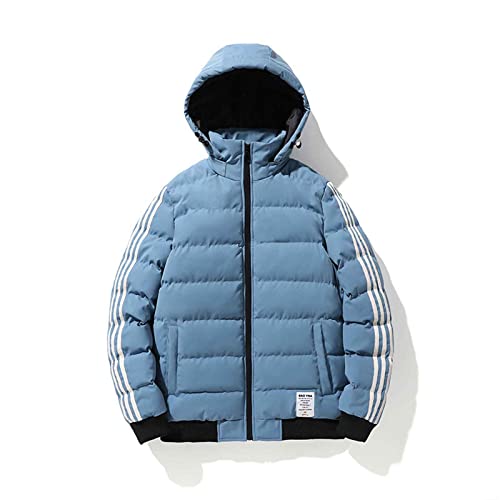Ultra-leichte Daunenjacke Winter Dicke und warme Baumwolljacke mit Kapuze Daunenjacke, 100% Polyesterfaser, Wind- und wasserdicht Cover