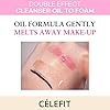 CELEFIT Double Effect Cleanser Oil to Foam - Korean Cleansing Oil Makeup Remover Foaming Facial Cleanser | Makeup Remover Oil to Foam Cleanser Face Wash for Women & Men | Korean Oil Cleanser (6.34oz)